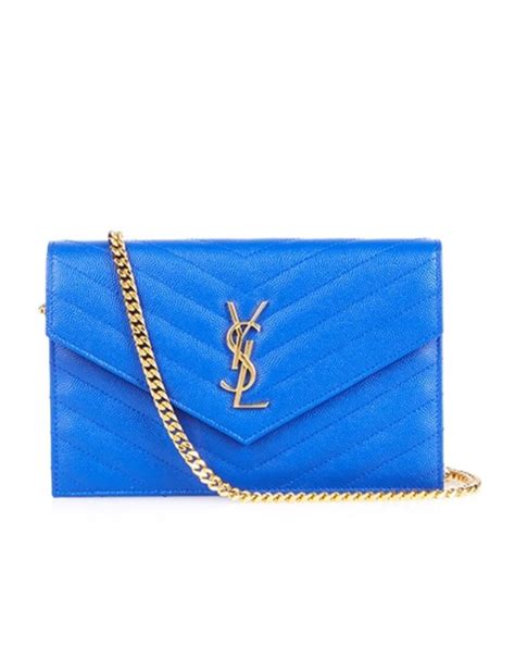 ysl crossbody bag blue